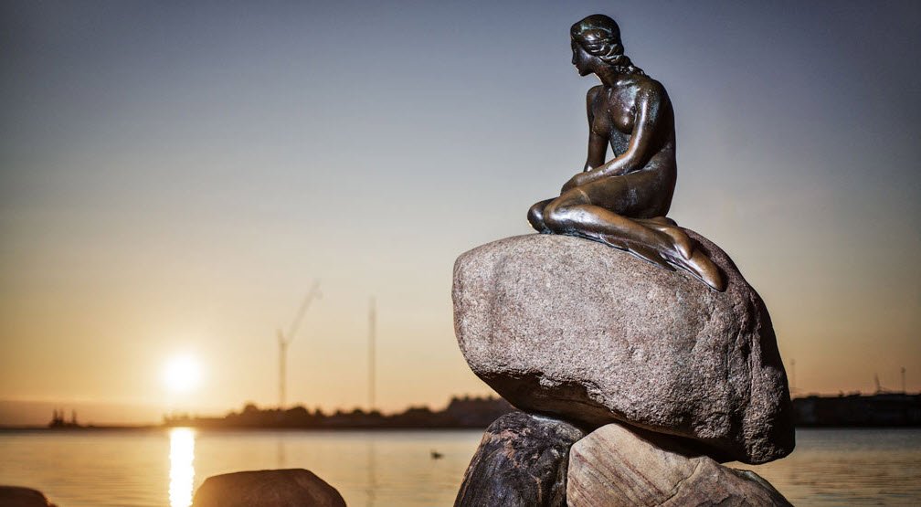 The Little Mermaid Statue, Copenhagen, Denmark